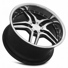 Load image into Gallery viewer, MRR Wheels MRR RW2 20x10 35 5x112mm 66.6mm Black w/ Stainless Lip