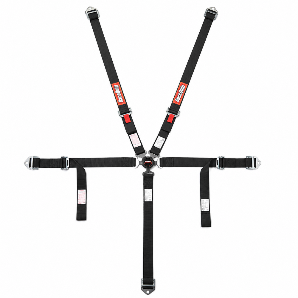 RaceQuip 739009 Jr Camlock 5pt SFI 16.2 Harness Black