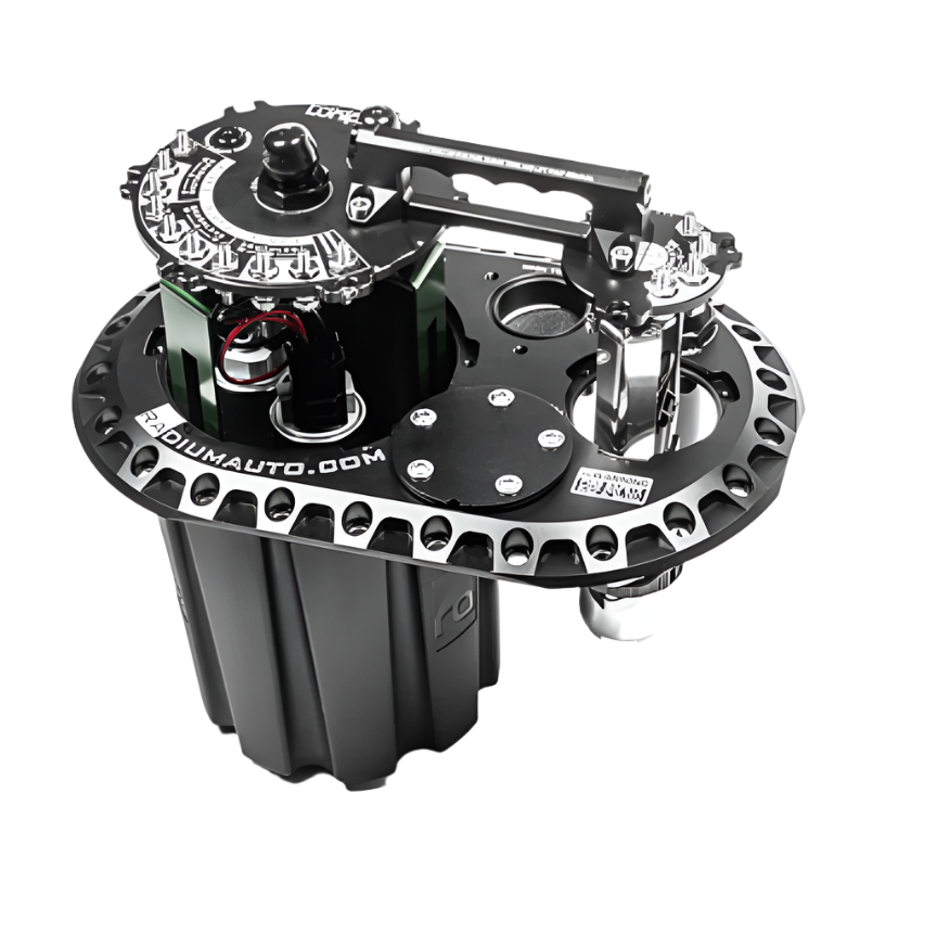 Radium Engineering FCST-X 3 Surge Tank Pumps And 1 Lift Pump Included (Walbro F90000274)