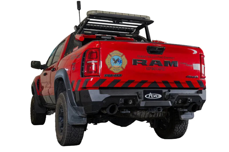 rear bumper with cube light mounts Ram RHO
