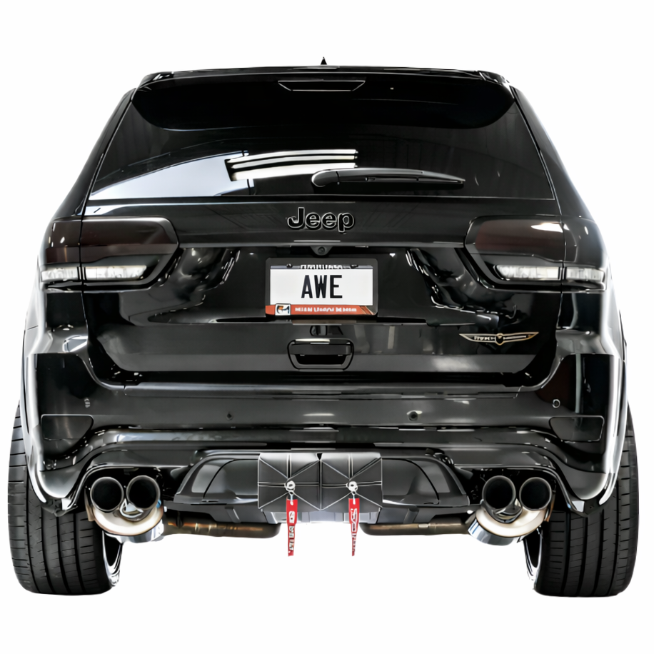 Exhaust installed on Jeep Grand Cherokee Trackhawk
