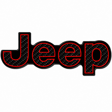 Load image into Gallery viewer, RBDCFJTB Carbon Fiber Jeep Trunk Badge 2011-2022 Grand Cherokee