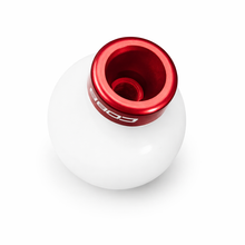 Load image into Gallery viewer, White anodized billet aluminum knob close up