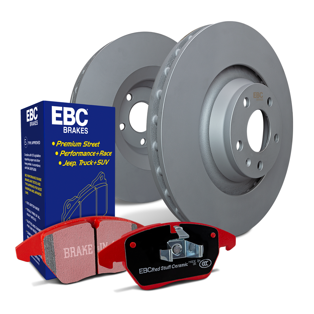-EBC S12 Brake Pad and Rotor Kit MERCEDES-BENZ E350 Solid Rears-Brake Kits - OE-EBC