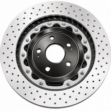 Load image into Gallery viewer, Rotora 2-piece rear brake rotors for Jeep Grand Cherokee SRT 2012-2021