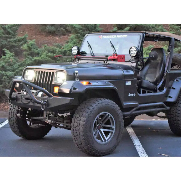 Rugged Ridge 87-95 Jeep Wrangler YJ / 79-01 Cherokee Sealed Beam LED Headlights 4x7in. (1pc)-Headlights-Rugged Ridge-804314155599-