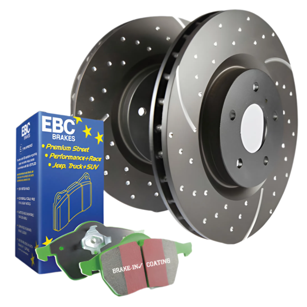 EBC S3KF1134 front brake kit GD rotors and Greenstuff pads retail box