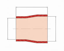 Load image into Gallery viewer, BMCSASR6570-BMC Silicone Reducer 65mm to 70mm / 80mm Length-Silicone Couplers &amp; Hoses-BMC