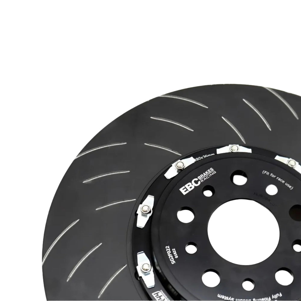 EBC black anodized hat and SD-Drive floating bobbin detail