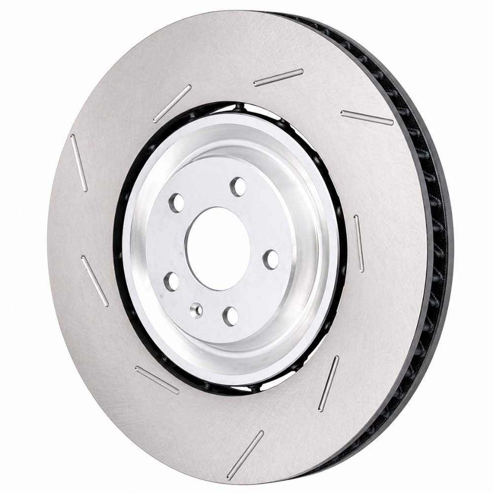 Porsche Macan slotted brake rotor