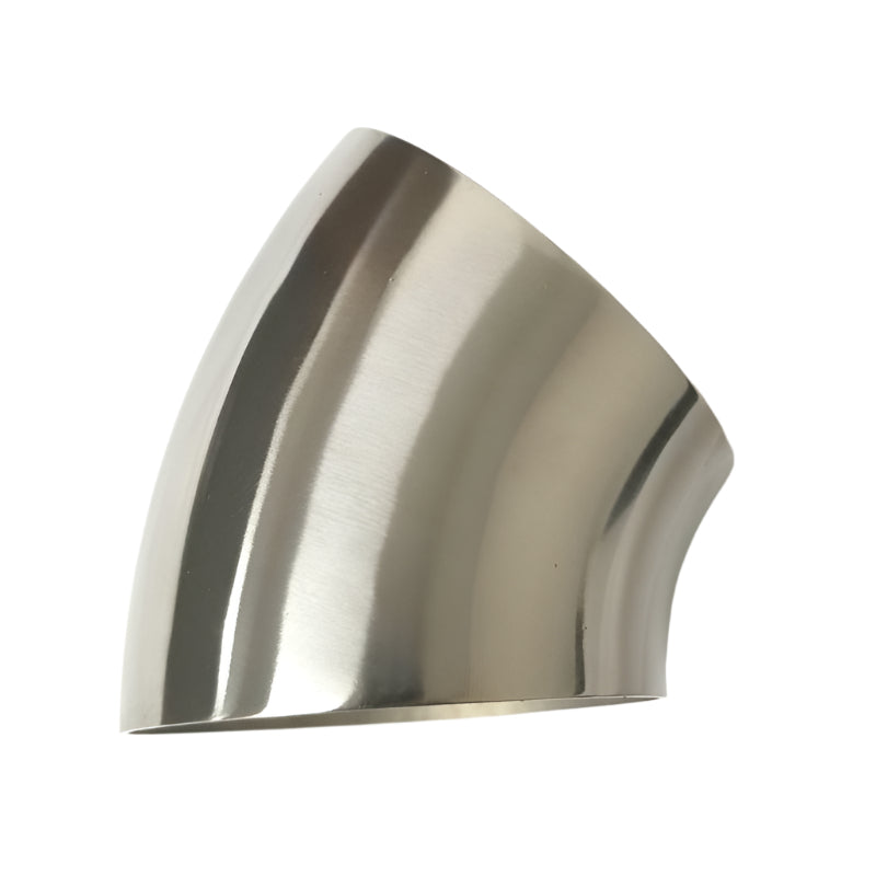 Ticon Industries 3.0in Diameter 45 Degree 1D/3in CLR 1.2mm/.047in Wall Thickness Titanium Elbow