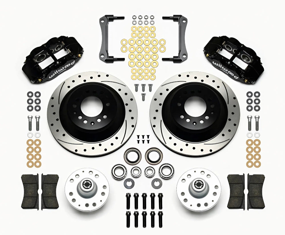 Wilwood Narrow Superlite 6R Front Hub & 1-Piece Rotor Kit, 12.88-Inch Drilled, 1979-1981 Camaro