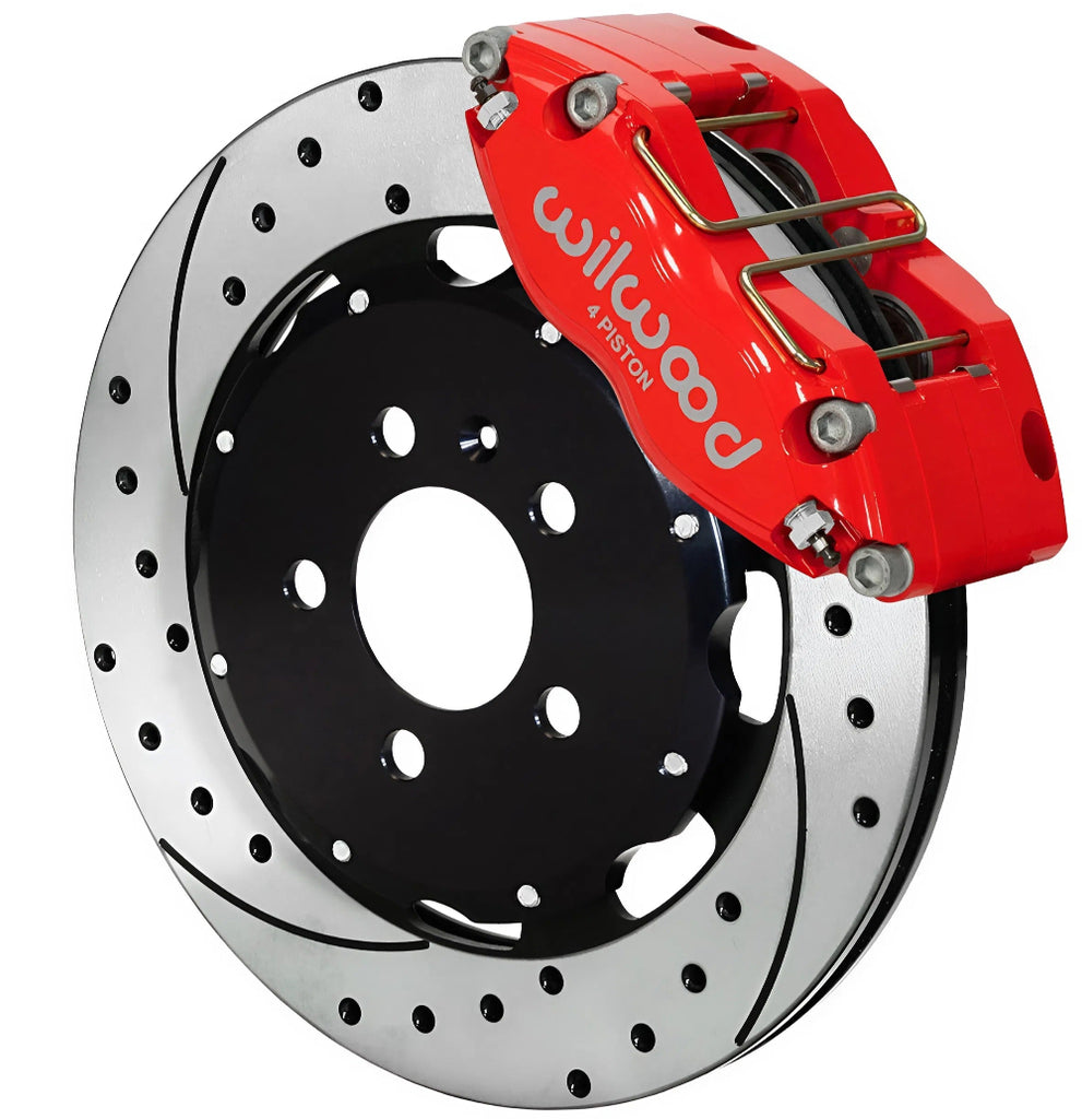 Wilwood AERO6-DM Big Brake Kit for 2015-2023 Toyota Tacoma - Red

