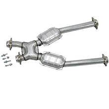 Load image into Gallery viewer, BBK 96-04 Ford Mustang 4.6L 2V (M/T Only) 1-5/8 Headers w/High Flow Catted X-Pipe (Ti Ceramic) BBK BBK15412