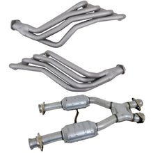 Load image into Gallery viewer, BBK 79-93 Ford Mustang 5.0L 1-3/4 Long Tube Headers w/High Flow Catted X-Pipe (Ti Ceramic)