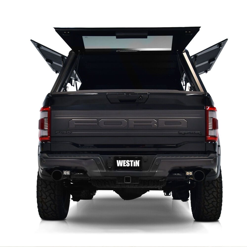 -Westin 21-24 F-150 CC 5.5ft. Bed Aluminum Bed Topper Black - Box 2 (Box 1 Required 16-14065A)-Bed Caps-Westin