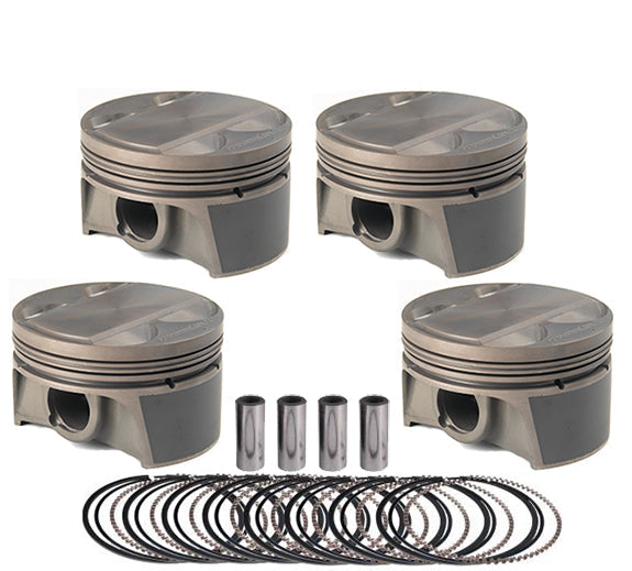 Mahle MS Ford EcoBoost 1.6L 79mm Bore 81.4mm Stroke 134mm Rod 21mm Pin -6cc 10.1CR Set of 4