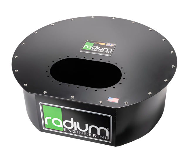 Radium 20-0671 10.5 Gal Spare Tire Fuel Cell Can for Motorsport