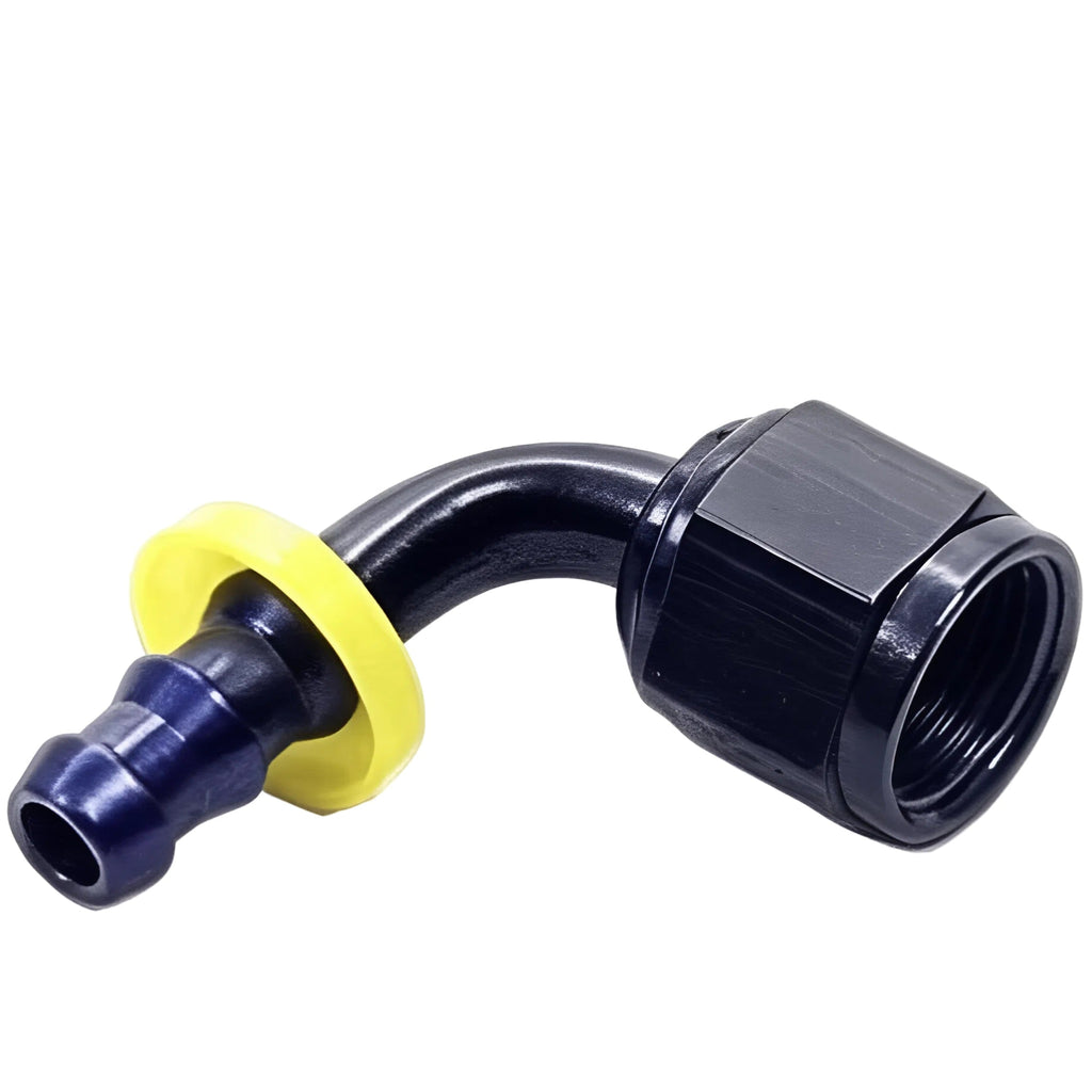 Fragola 209108-BL -6 AN 90° Black Hose End Fitting