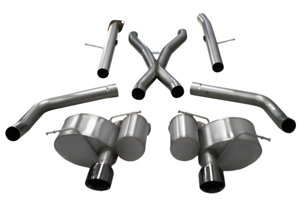 Corsa Xtreme 2.75" Cat-Back 4.5" Black Tips | 2012-2021 Grand Cherokee SRT 6.4L