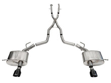Load image into Gallery viewer, CORSA Performance 2011-2025 Dodge Durango Xtreme 2.5in Cat-Back Dual Rear Exit Exhaust System with Single 4.5in Black PVD Pro Series Tips