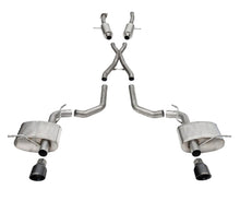 Load image into Gallery viewer, Corsa 18-25 Dodge Durango SRT 392 Cat-Back 2.75in Dual Rear Exit Sport 4.5in Black PVD Tips-Catback-CORSA Performance