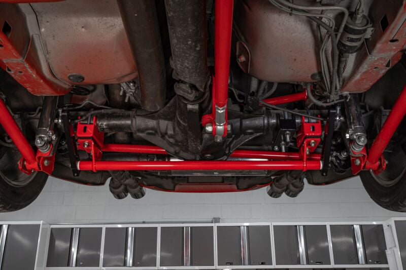 UMI 82-02 F-Body Splined Rear Sway Bar - Race-Red - Mounted