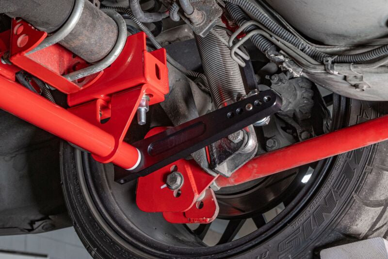 UMI 82-02 F-Body Splined Rear Sway Bar - Race-Red - Mounted