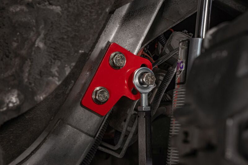UMI 82-02 F-Body Splined Rear Sway Bar - Race-Red - Mounted