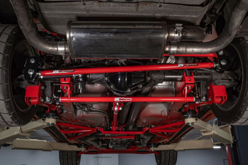 UMI 82-02 F-Body Splined Rear Sway Bar - Race-Red - Mounted