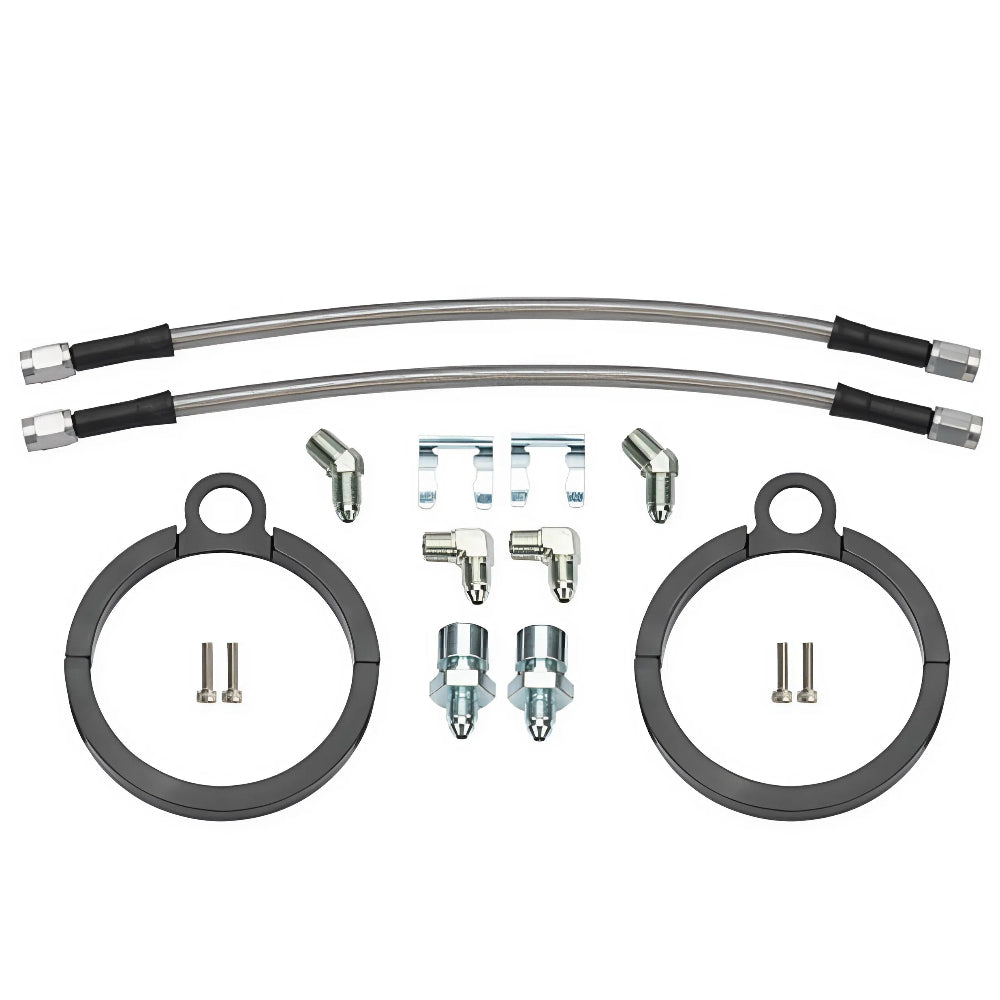 Wilwood Flexline Brake Hose Kit 220-17289 12-Inch -3AN 90-Degree  