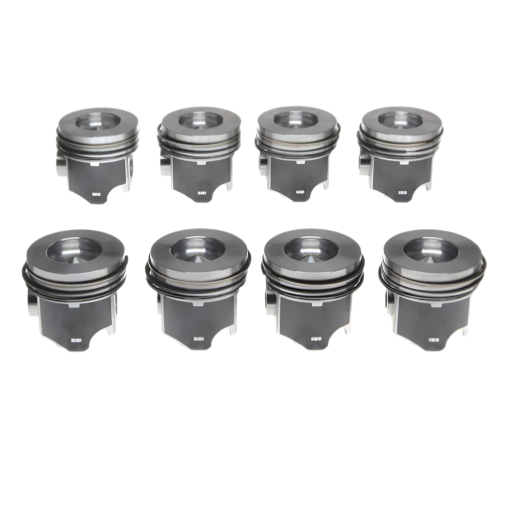 Mahle OE Navistar MaxxForce 7 6.4L Diesel .75MM Piston Set (Set of 8)