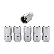 Load image into Gallery viewer, McGard 24515 M14x1.5 Chrome Cone Seat Wheel Locks for Jeep Wrangler - out of package