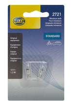 Load image into Gallery viewer, Hella Bulb 2721 12V 12W W2X46D T15 (2) - in package
