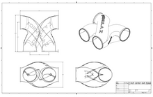 Load image into Gallery viewer, Center Exit Spec Sheet