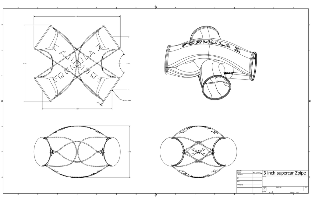 Supercar Style Specs.