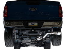 Load image into Gallery viewer, AWE 0FG 2021-2025 Ford F-150 Cat-Back Exhaust Chrome Dual 4.5in Tips - Mounted