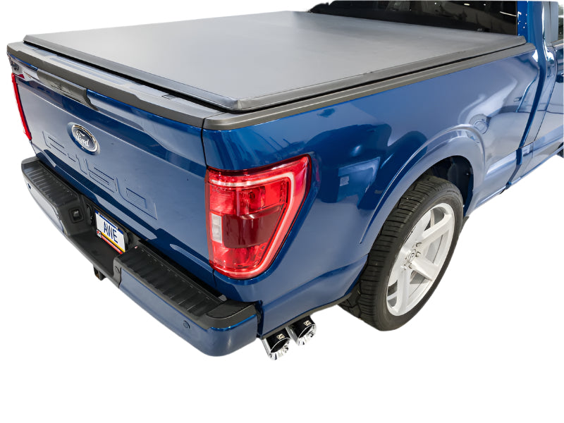 AWE 0FG 2021-2025 Ford F-150 Cat-Back Exhaust Chrome Dual 4.5in Tips - Mounted