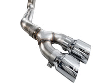 Load image into Gallery viewer, AWE 0FG 2021-2025 Ford F-150 Cat-Back Exhaust Chrome Dual 4.5in Tips - out of package
