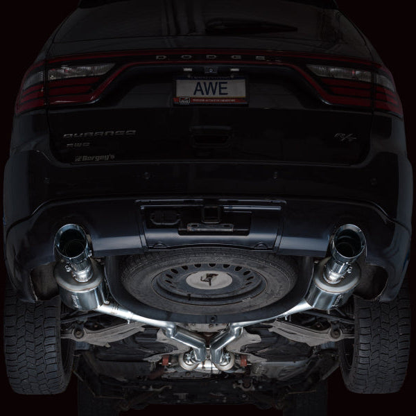 AWE Touring Exhaust for 2011-2025 Dodge Durango 5.7L Chrome Tips - Mounted 
