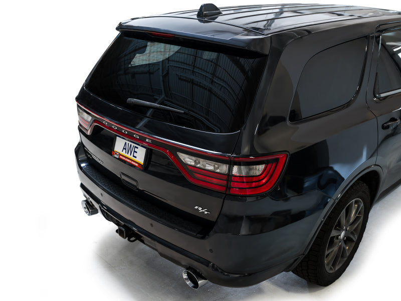 AWE Touring Exhaust for 2011-2025 Dodge Durango 5.7L Chrome Tips - Mounted