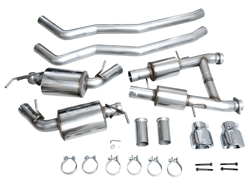 AWE Touring Exhaust for 2011-2025 Dodge Durango 5.7L Chrome Tips - Mounted
