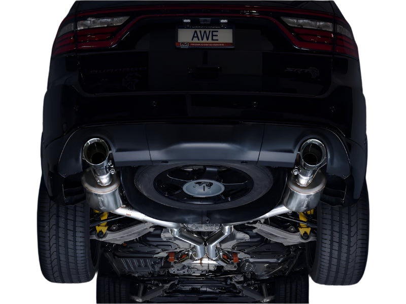 AWE3015-32952-AWE Tuning 18-25 Dodge Durango SRT & Hellcat Touring Edition Exhaust - Chrome Silver Tips-Catback-AWE Tuning