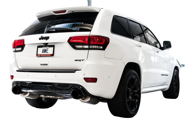AWE Tuning 14+ Jeep Grand Cherokee SRT Track Edition Exhaust - Chrome Silver Tips AWE 