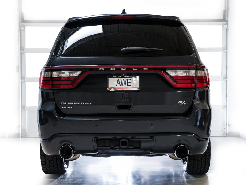 AWE Tuning Dodge Durango 5.7L Track Edition Exhaust Chrome Tips - Mounted