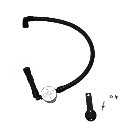 J&L 16-23 Dodge Durango / Jeep Grand Cherokee 3.6L Oil Separator 3.0 Passenger Side - Clear Anod - Black Ops Auto Works