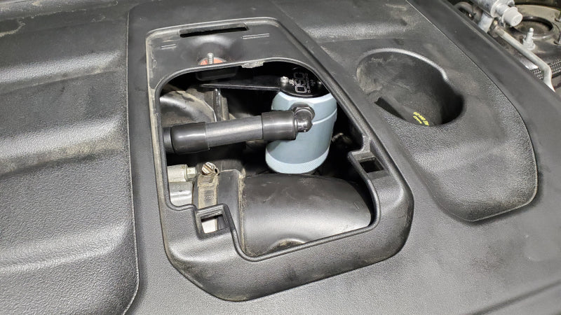 J&L 16-23 Dodge Durango / Jeep Grand Cherokee 3.6L Oil Separator 3.0 Passenger Side - Clear Anod - Black Ops Auto Works