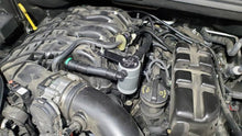 Load image into Gallery viewer, J&amp;L 16-23 Dodge Durango / Jeep Grand Cherokee 3.6L Oil Separator 3.0 Passenger Side - Clear Anod - Black Ops Auto Works