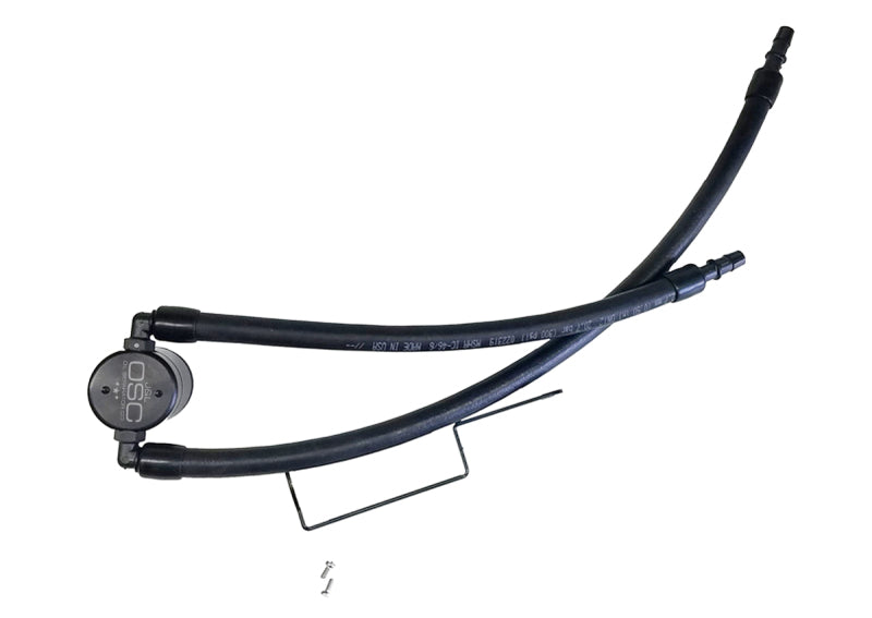 J&L 3.0 Oil Separator – Black Anodized – Front View