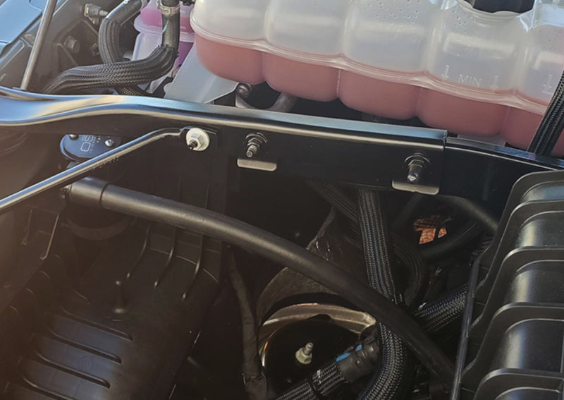 J&amp;L 2021-2023 Ram TRX 6.2L Supercharged Passenger Side Oil Separator 3.0 - Black Anodized - Black Ops Auto Works